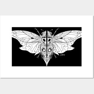 alien deadly ecopop the cicada madness butterfly Posters and Art